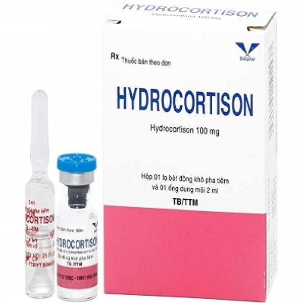 Hydrocortison 100Mg Bidiphar (H1L+1 Ống)