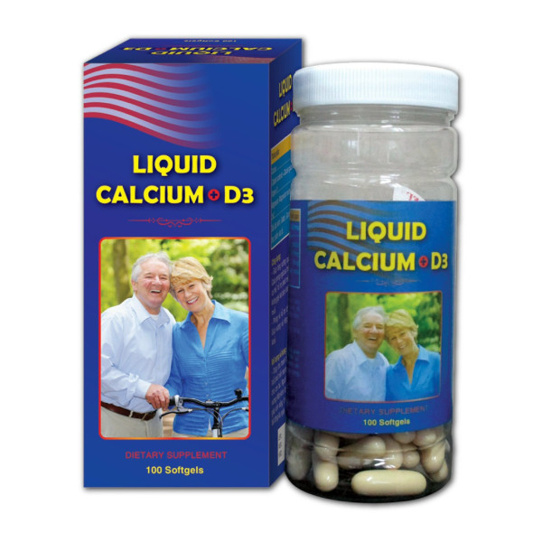 Liquid Calcium D3 _Akophar (L/100V) Ông Bà