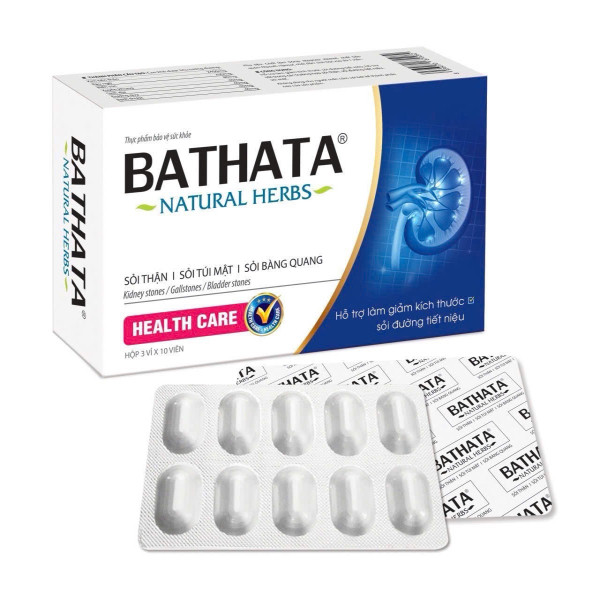 Bathata Hộp ( 3 Vỉ*10 Viên)