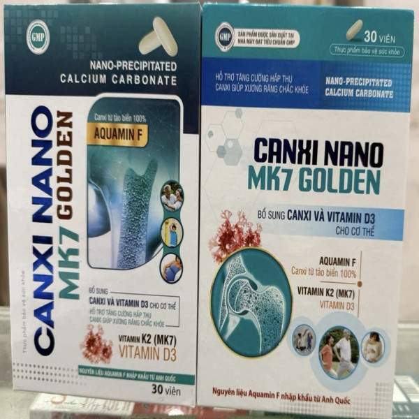 Canxi nano MK7 Golden, hộp gỗ (L/30v)