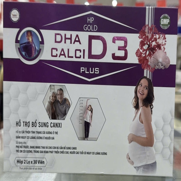 Calci D3 Dha Plus ( Hộp Gỗ 2 Lọ *30 Viên )