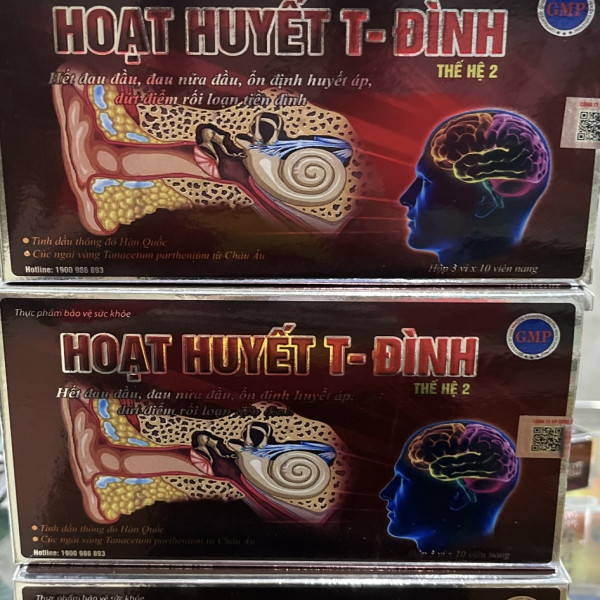Hoạt Huyết T-Đình Thế Hệ 2 Hộp 30 Viên Md