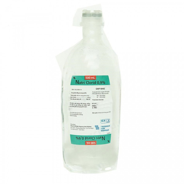 Muối Truyền Natri Clorid 0.9% Kabi 250Ml _Bình Định (K/30C/250Ml)