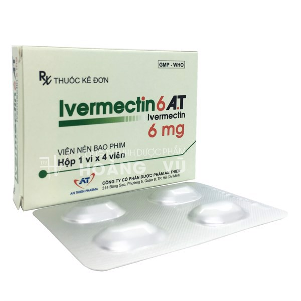 Ivermectin 6Mg _An Thiên (Hộp4V)