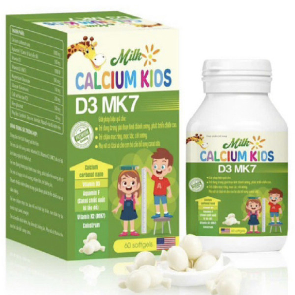 Kẹo Calcium Kids D3Mk7 _Xanh Lá (L60V) K200