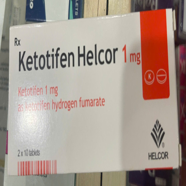 Ketotifen Helcor 1Mg (H2 Vỉ X 10V)
