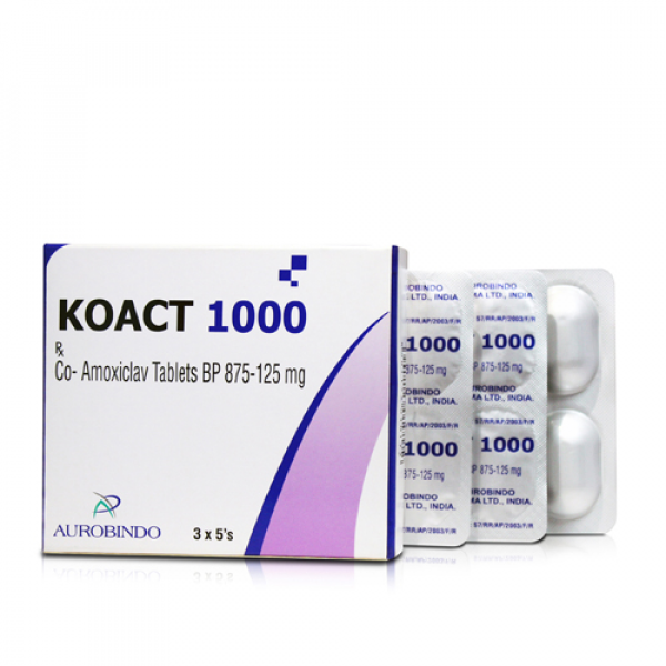 Koact 1000Mg (Aug ) _Ấn Độ (H3 Vỉ X 15V)