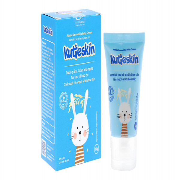 Kutieskin Chàm Sữa Kem Bôi Trẻ Em Xanh Da Trời (T30G)
