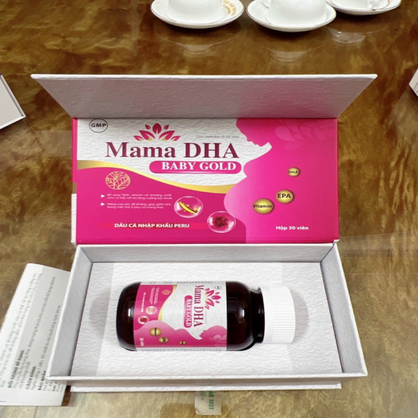 Bổ Bầu Mama Dha _ Gỗ Hồng (Lọ30 Viên)