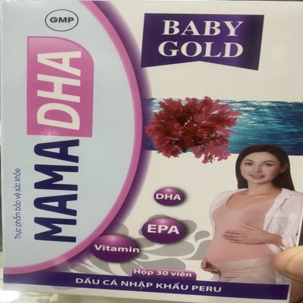 Bổ Bầu Mama Dha Hình Biển Hộp Giấy (Lọ30V)