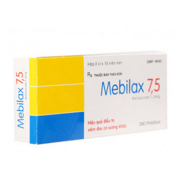 Mebilax 7.5Mg (Meloxicam ) _Hậu Giang (H20V)