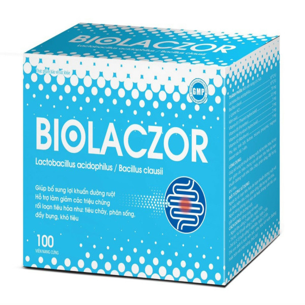 Men Viên  Biolaczor Xanh _ Akopha (H100V)