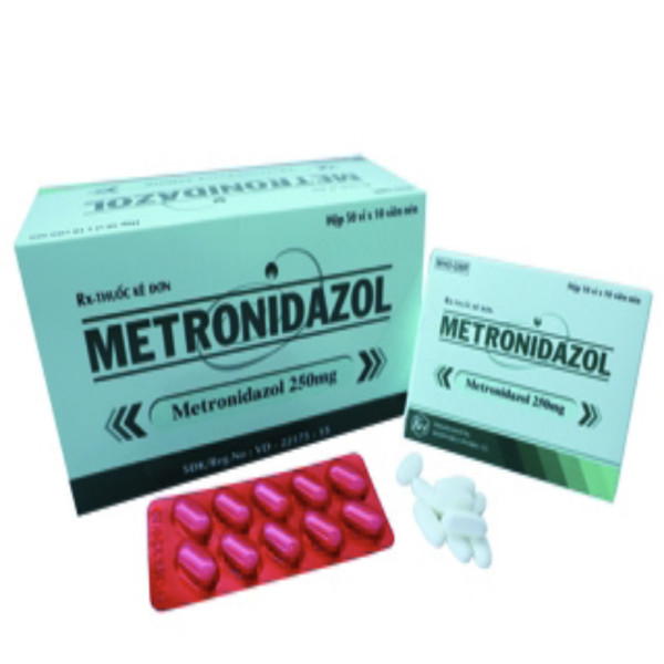 Metronidazol 250Mg _Khánh Hoà (Hộp10 Vỉ X 10 Viên)