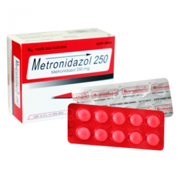 Metronidazol 250Mg Hậu Giang (H100V)
