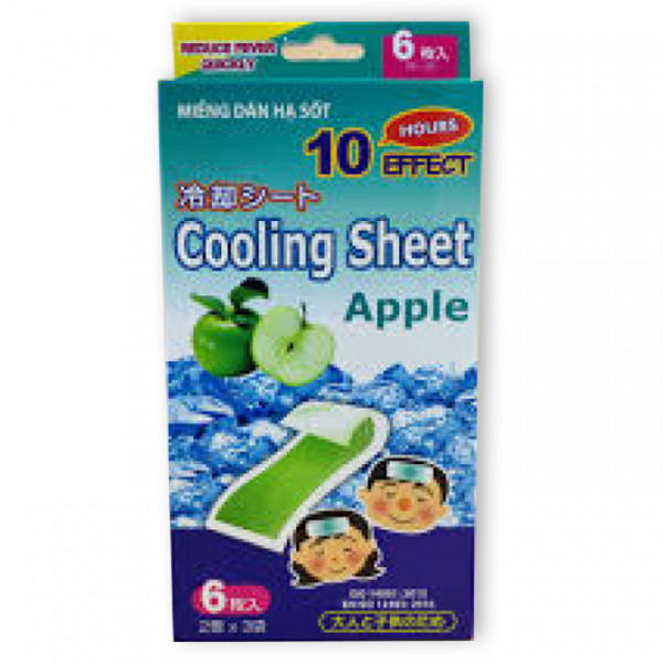 Miếng Dán Hạ Sốt Cooling Sheet Apple _ Tanaphar (H6M)