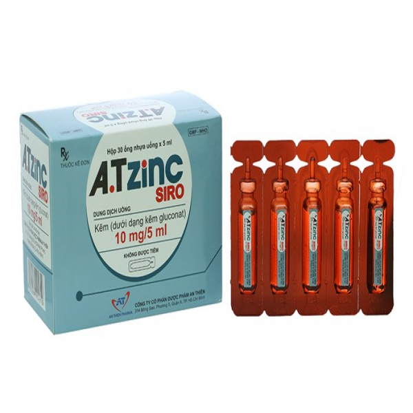 A.T Zinc Kẽm ống _An Thiên (H/30 Ống/5Ml)