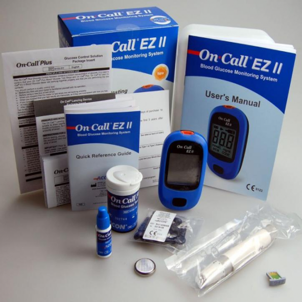 Máy Đo Đường Huyết On Call Ezii (H/1Bộ)