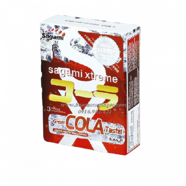 Bao Cao Su Sagami Xtreme Hương Cola (H/3C)