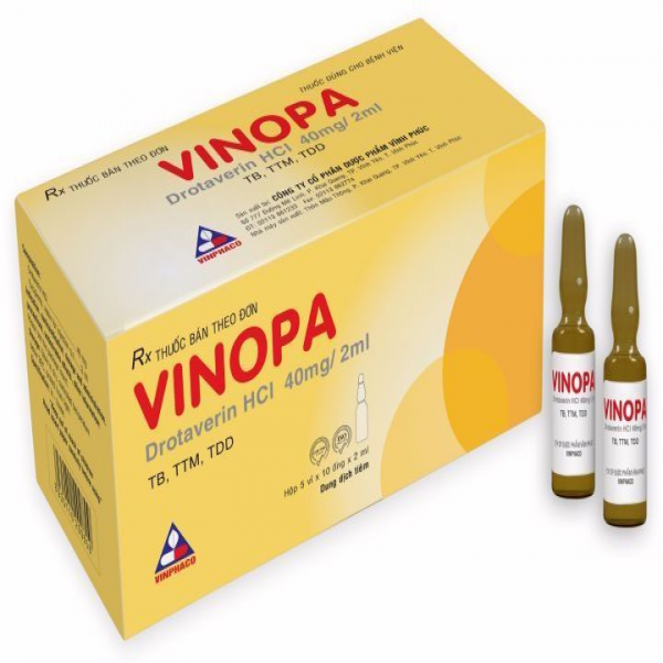 Vinopa Drotaverin 40Mg/2Ml Vinphaco (H/10O/2Ml)
