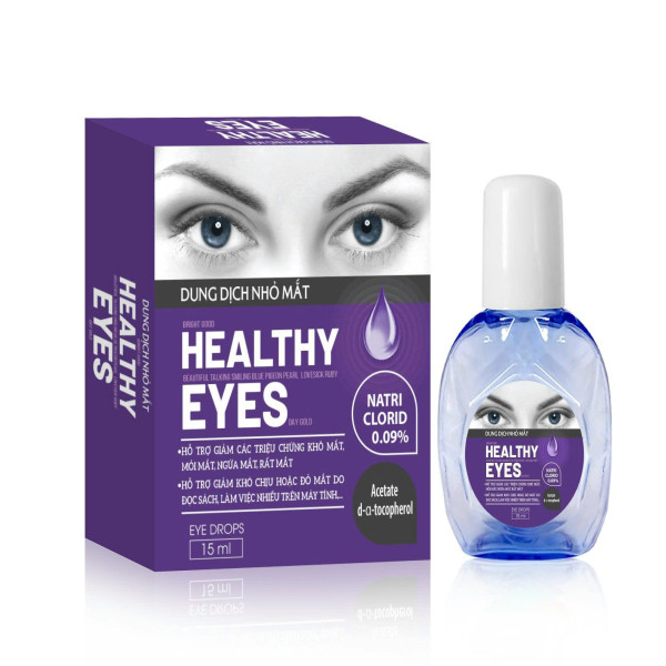 Nhỏ Mắt Healthy Eyes, Tím _Ht (Lọ15Ml)