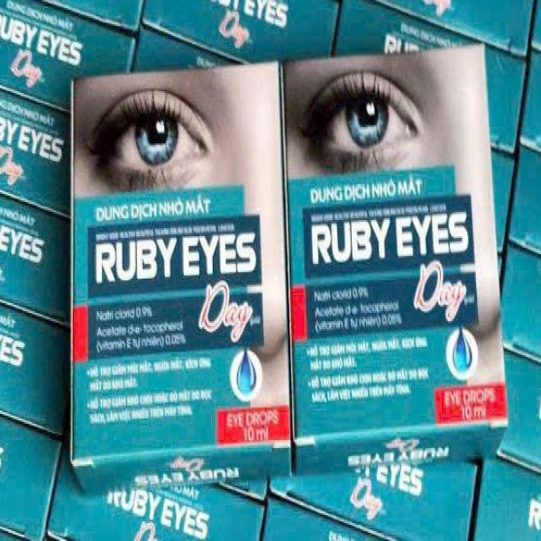 Nhỏ Mắt Ruby Eyes Day _Xanh Dương (Lọ15Ml)