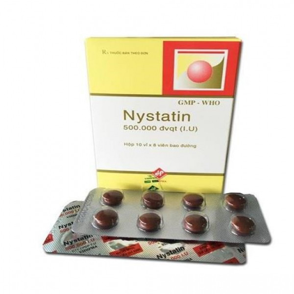 Nystatin 500000 Iu Viên Uống _Vidipha (H16V)