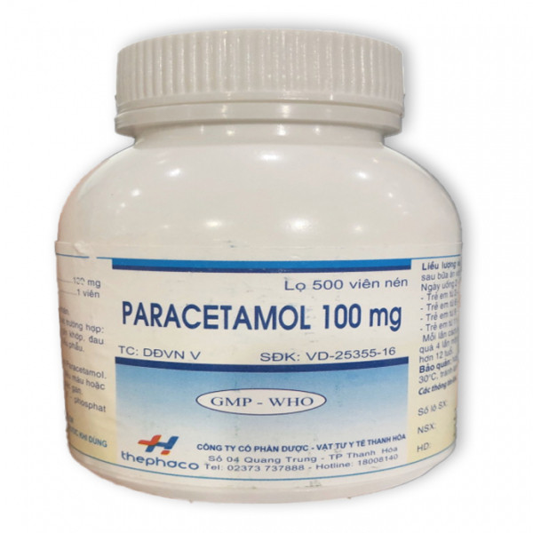 Paracetamol 100Mg Th (L500V)
