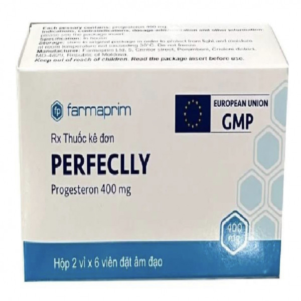 Perfeclly 400Mg (Progesteron ) Đặt Pk _Moldova (H2Vỉ X 6V)