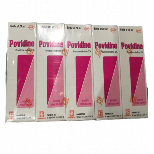 Povidine 5% Pharmedic (Lốc10C20M)