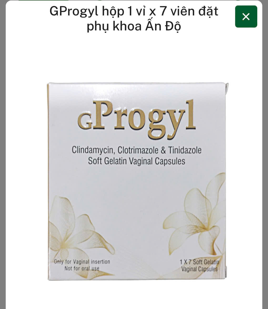 Progyl Đặt Pk (H/7V Trứng)