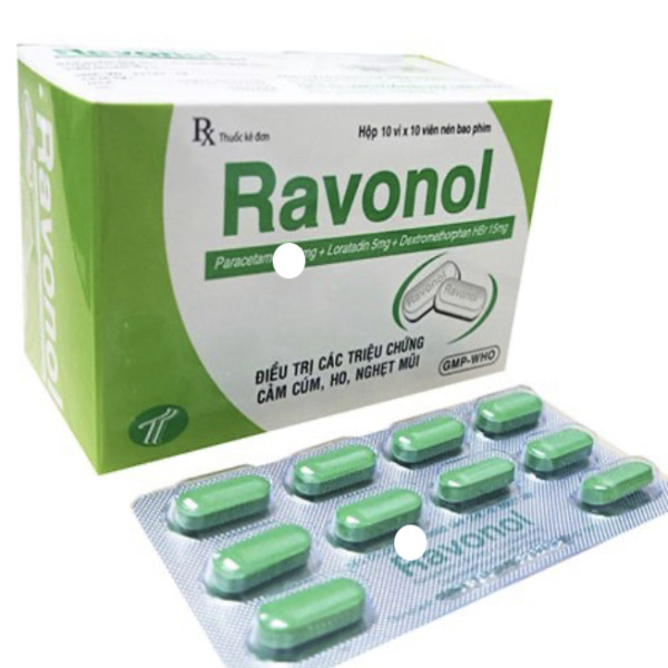 Ravonol Cảm Cúm _Trường Thọ (H100V) Nén