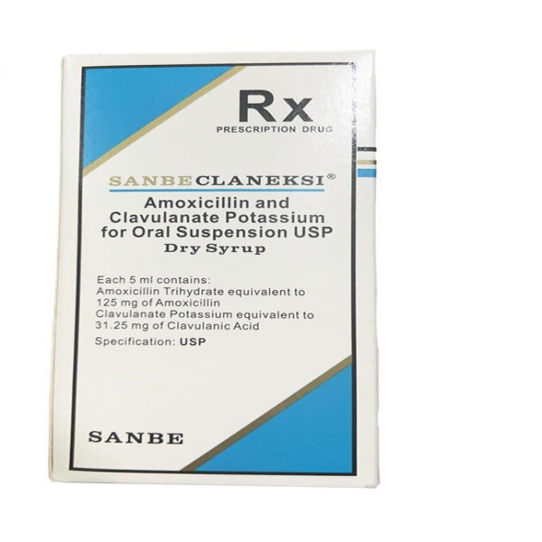 Sanbe Claneksi (Augmentin 12531,25Mg) Siro _Indonesia (Lọ60Ml)