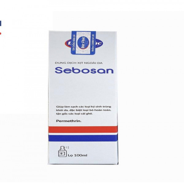 Sebosan (Permethrin ) Xịt Ghẻ (Lọ150Ml)