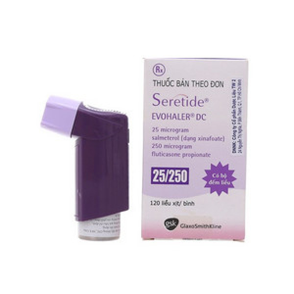 Seretide 25250 Xịt Hen _Gsk (Lọ120 Liều)
