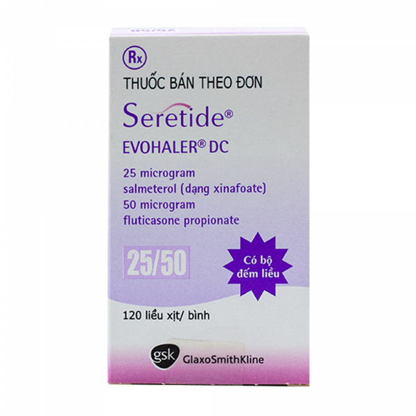 Seretide Evohaler Dc 2550 Gsk (C120Liều Xịt)