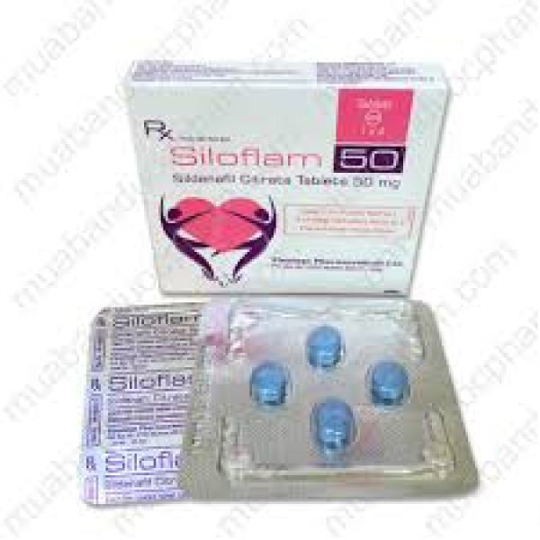 Siloflam 50Mg (Sidenafin 50) _Ấn (Hộp4 Viên)