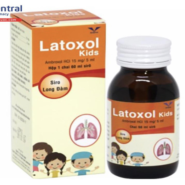 Siro Latoxol Kids (Ambroxol15Mg5Ml) _Bình Định (L60Ml)