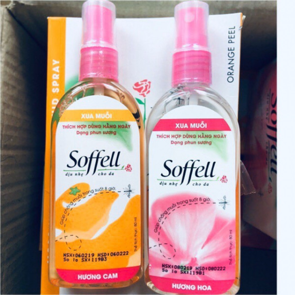 Soffell Xịt Hương HoaHương Cam (C80Ml) - To