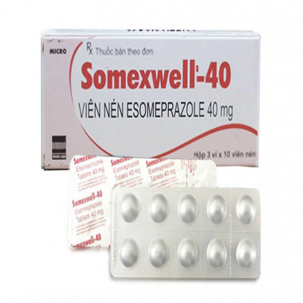Somexwell 40Mg (Esome 40Mg) _Ấn (H3 Vỉ X 10V)