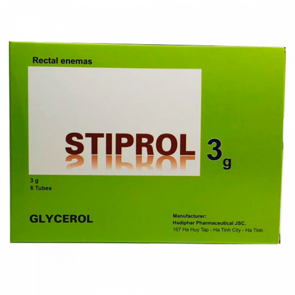 Stiprol 3G Thụt Trẻ Em _Hadiphar (H6Ống)