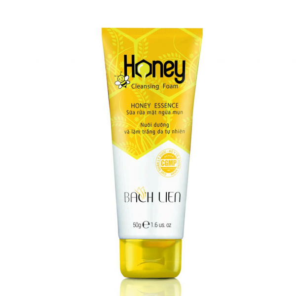 SRM Ngừa Mụn Trắng Da Honey Bạch Liên (T50Gr)