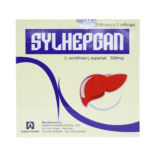 Sylhepgan L-Ornithin -L- Aspartat. 500Mg Nam Hà (H60V)