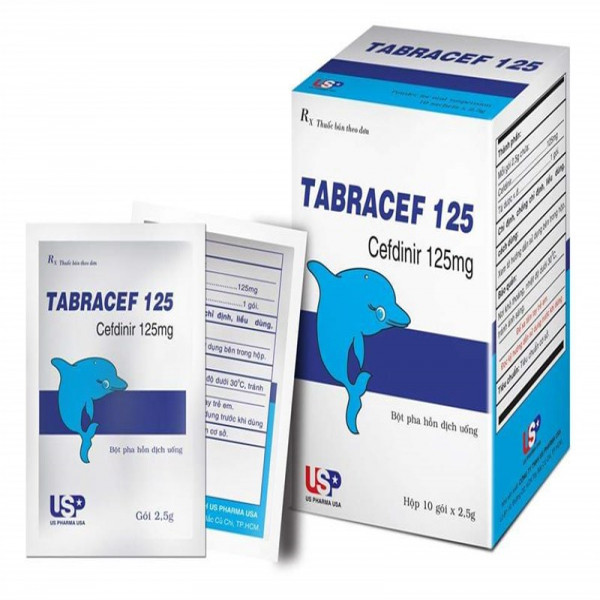 Tabracef 125Mg (Cefdinir ) _Usa Pharma (H10Gói)