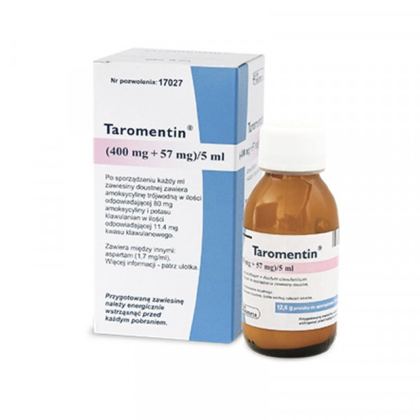 Taromentin 457Mg5Ml Siro Hỗn Dịch Uống (C70Ml)