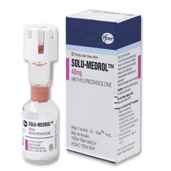 Solu-Medrol Tiêm (L/40Mg)