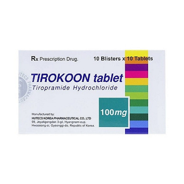 Tirokoon Tiropramide Hydrochloride 100Mg Korea (H100V)