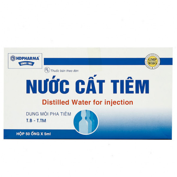 Nước Cất Tiêm _Hải Dương (H/50 Ống/5Ml)