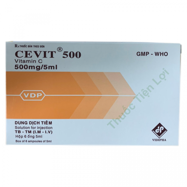 Cevit 500 Vidipha (H/100Ống/5Ml)