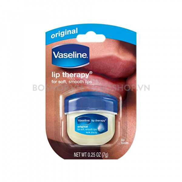 Vaselin Lip Therapy Hũ Môi _ Không Màu (Hũ 7G) nẻ
