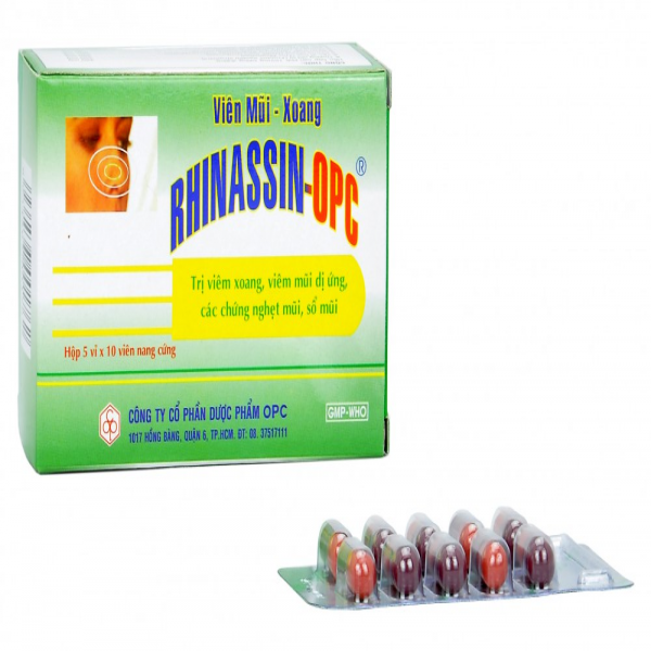Viêm Xoang-Mũi Rhinassin Opc (H50V)